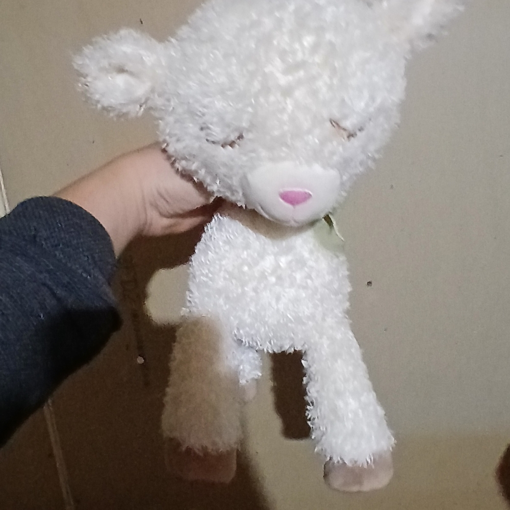 Plush White Lamb Toy